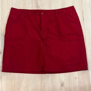 St. John’s Bay Red Skort size 16